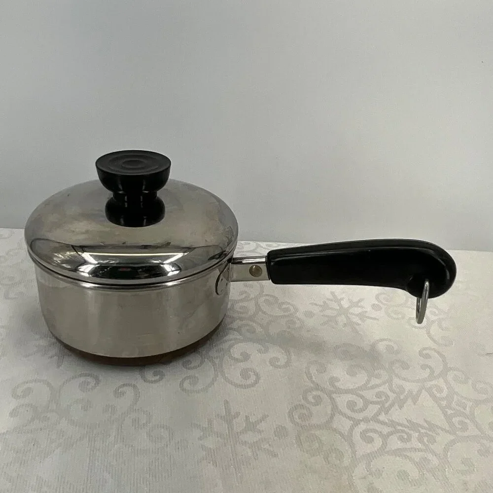 Vintage‎ Revere Ware 1-Quart Stainless Steel Saucepan